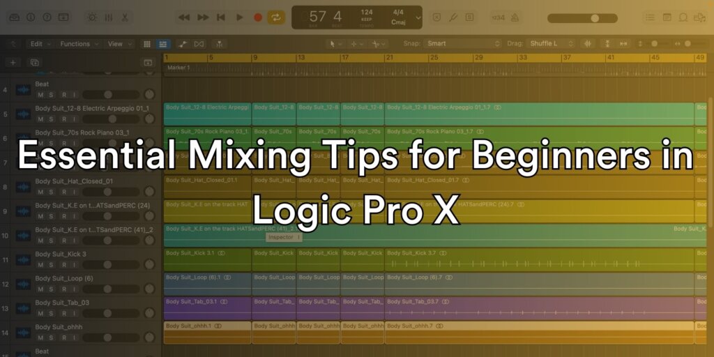 10 Essential Mixing Tips for Beginners in Logic Pro X